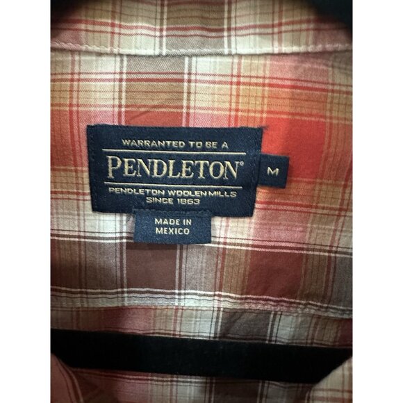 Pendleton 100% Cotton Pearl Snap Men’s Shirt, Sz M - Picture 3 of 7